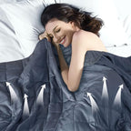 Cooling Weighted Blanket for Adults 20lbs, Twin Full Size Heavy Throw Blanket - Image 2