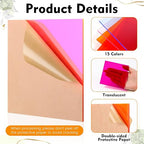 Geetery 30 Pcs Colored Acrylic Sheets, Plastic Boards - Image 4