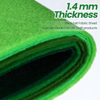 Peryiter 150 Pcs Back to School Green Felt Fabric Sheets Bulk - Image 4