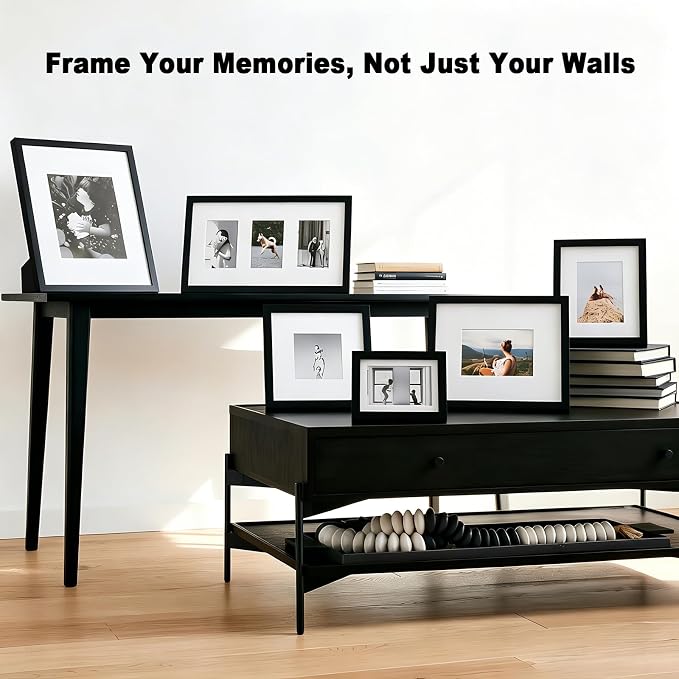RPJC 4x6 inch Picture Frames Made of Solid Wood High Definition Glass - Image 3
