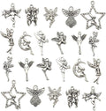 iloveDIYbeads 100g Craft Supplies Antique Silver Wings Angel Fairy Charms by iloveDIYbeads