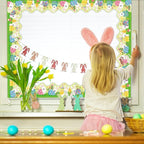 69 Feet Easter Bunny Egg Bulletin Board Borders - Image 6