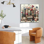 EIBEILI Diamond Art Kits for Adults-Book Flowers Diamond Painting Wall Art | - Image 5