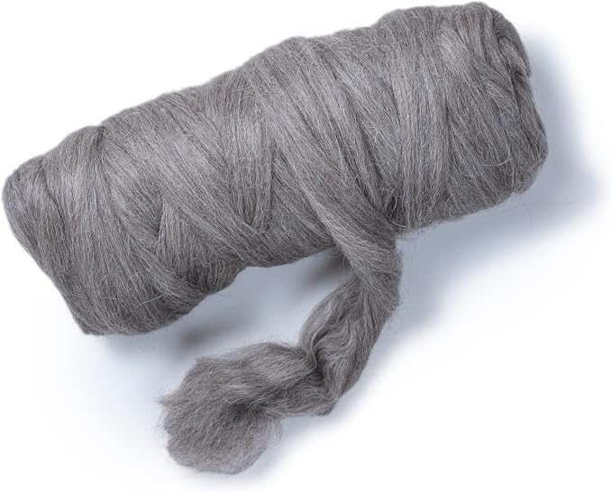 Llama Wool roving, 1 lb. Best for Needle Felting, handcrafts and Spinning. - Image 5
