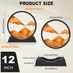 Wai Danie Moving Sand Art Picture 3D Hourglass Deep Sea Sandscape Liquid Motion - Image 6
