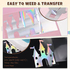 Holographic HTV Heat Transfer Vinyl Roll - Image 2