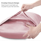 BEDELITE Satin Body Pillow Cover 2 Pack, Super Soft and Cooling Body Pillow - Image 5