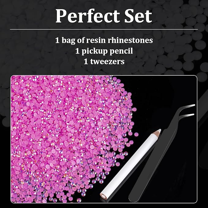5000pcs 3mm Resin Rhinestones Bulk - Image 4