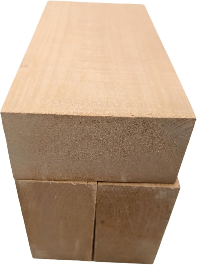 3PCS Basswood Carving Blocks, Whittling Wood Carving Kit, Unfinished Wooden - Image 2