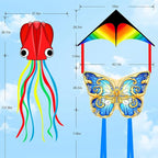 Xida Octopus Kite for Kids Ages 4-8, Professional Kites for Beginners and Adults - Image 5