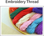 Joyhoor Cross Stitch Kits for Beginners Stamped Cross-Stitch Supplies - Image 4