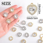 stino 40/48Pcs Paired Crystal Pendants Charms - Image 2