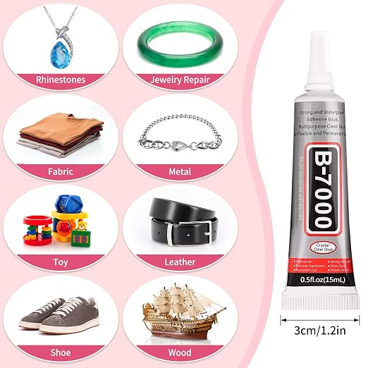 cridoz B7000 Jewelry Glue for Rhinestones - Image 6
