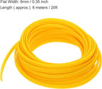 uxcell PET Expandable Sleeving 20ft 1/4" Yellow Cable Management Sleeve Cord - Image 3
