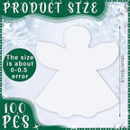 Qilery 100 Pcs Large Angel Cutouts - Image 2