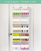 UVIAHOMI Heavy Duty Over The Door Organizer 5 Tiers, Extra Large Behind Door - Image 3