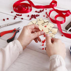 DERAYEE 100Pcs Unfinished Wooden Hearts - Image 7