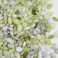 Pulovin 10 lbs Jade Pebbles for Indoor Plants, Decorative Pebbles for Bamboo by GardenSteward