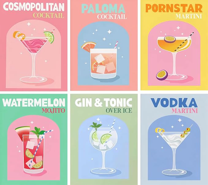 EIBEILI Diamond Art Kits for Adults-6P Wine Cocktail Diamond Painting Kits | by EIBEILIDiamondPainting
