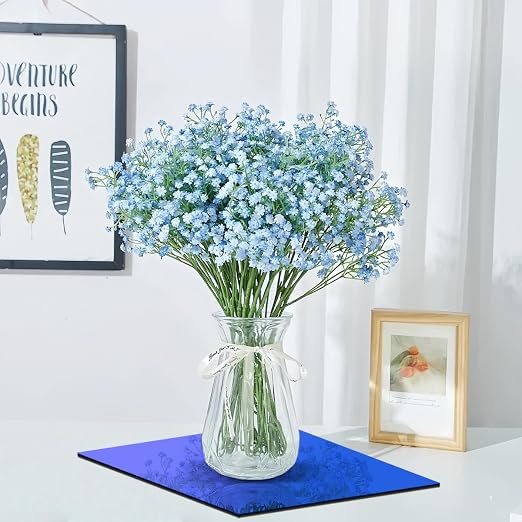 2 Pcs 12 x16 Inch Blue Acrylic Mirror Sheet, 1/8 Inch Thick Opaque Glossy Mirror - Image 3