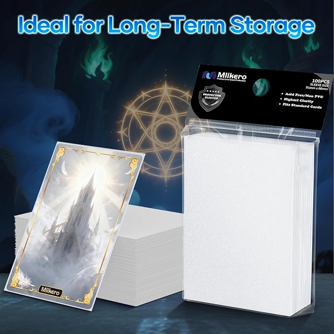 500 Count Card Sleeves, Matte Magic Card Sleeves, Smooth Shuffle & Tear - Image 6