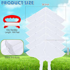 Libima 50 Pcs DIY Blank Kites for Kids Bulk Large Kite Making Kit Easy to Fly - Image 2