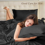 Standard Satin Pillowcase for Hair 2pc, Similar to Silk Pillow Cases, Easier - Image 2