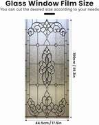 Stained Glass Window Privacy Film Static Cling - Image 2