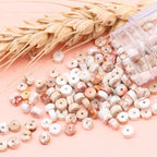 Natural Stone Heishi Beads for Necklace Making, 4mm x 2mm Small Flat Round - Image 7