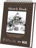 8" x 10" Sketch Book, 100 Sheets Hardcover Sketchbook, 68 lb/100gsm Drawing by SketchBook