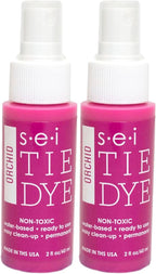 S.E.I. Orchid Tie Dye Spray Bottle: 2oz. Non Toxic Fabric Dye Spray, DIY by SEI