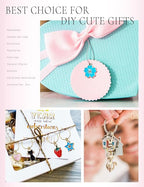 JIALEEY 300Pcs Assorted Gold-Plated Enamel Charms - Image 6