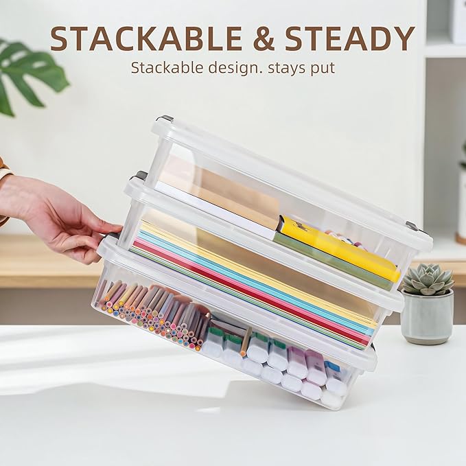 Citylife 3 PCS Plastic Storage Bins - Image 5