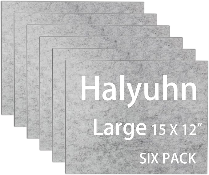 8 MM Thick Furniture Pads 6 Pack, Cuttable Pads by Halyuhn