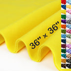 XSEINO Yellow Large Felt Fabric 36" X 36 ", 1.4 mm Thick Soft Felt Fabric Sheet by XSEINOiscreating%EF%BC%81