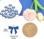 Bow Charms for Bracelet Jewelry Making Cute Bracelet Charms | 18Pcs, Bow Charms - Image 7