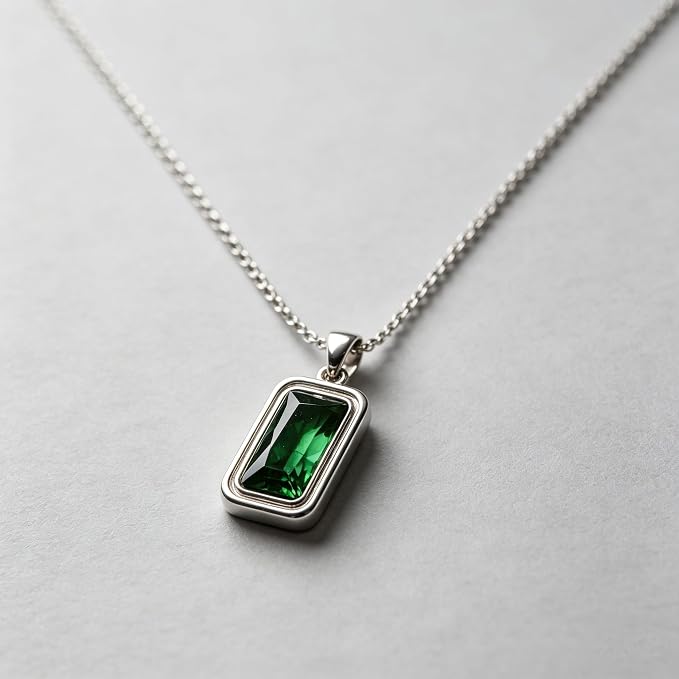 Emerald Green Color Cubic Zirconia Loose Beads Unset - Image 9