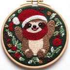 DIY Punch Needle Kits Cartoon Sloth by Unknown
