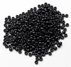 Gxueshan 1000 Pcs Acrylic Black Pony Beads 6x9mm Large Hole Pen Hair Kandi - Image 3