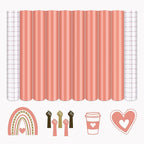 Tintnut Skin Tone Permanent Vinyl 8 Sheets 12x10in Coral Pink Adhesive Viny | by Tintnut