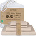 Threadmill California King Size Sheets | 800 Thread Count Jacquard Celine Light by ThreadmillHomeLinen