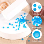 FASHEWELRY 100Pcs Natural Agate Cabochons Flat Back Gemstone Cabochons 4mm Half - Image 3