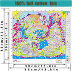 Christmas Snowman Stamped Cross Stitch Kits - Image 6