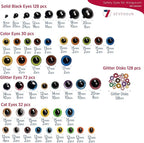 SEVENSUN 636 PCS Safety Eyes for Crocheting, Crochet Safety Eyes and Noses for - Image 2