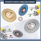 19 PCS Wood Carving Disc Set for 4-4.5 inch Angle Grinder, Pro-Grade - Image 4