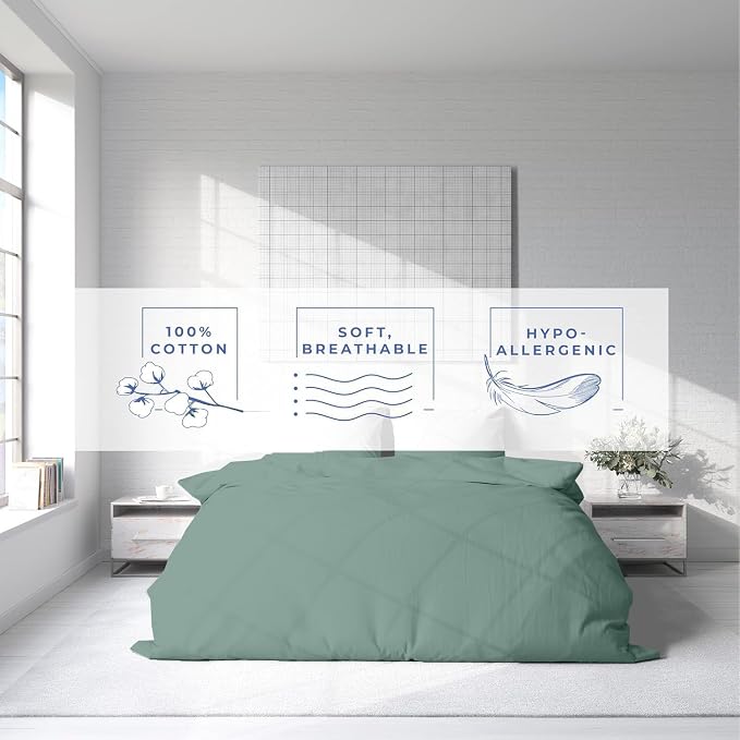 Kotton Culture 1 Pc Queen Size Duvet Cover Only -100% Egyptian Cotton 600 TC - Image 5