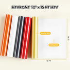 HTVRONT HTV Vinyl Rolls Heat Transfer Vinyl - Image 3