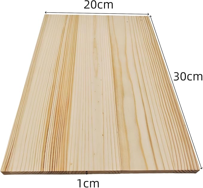 3PCS Rectangle Wood Boards Unfinished Wood Blocks - Image 3