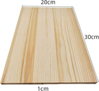 3PCS Rectangle Wood Boards Unfinished Wood Blocks - Image 3