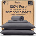 Bambaw 100% Viscose Derived from Bamboo Sheets Queen Size Set – 4pcs Cooling by Bambaw